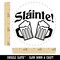 Sláinte Cheer Toast Beer Mug Drink Irish Scottish Gaelic Saint Patricks Day Self-Inking Rubber Stamp for Stamping Crafting Planners